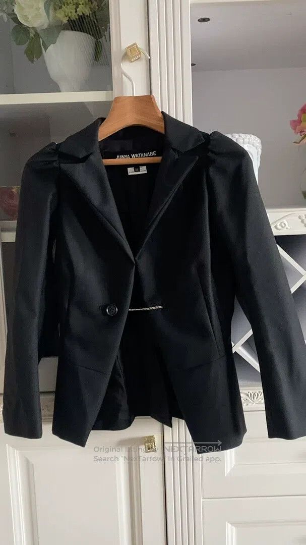 Junya Watanabe Junya Watanabe Puff Collar Blazer Mixed Jacket Size XS / US 0-2 / IT 36-38 - 1 Thumbnail