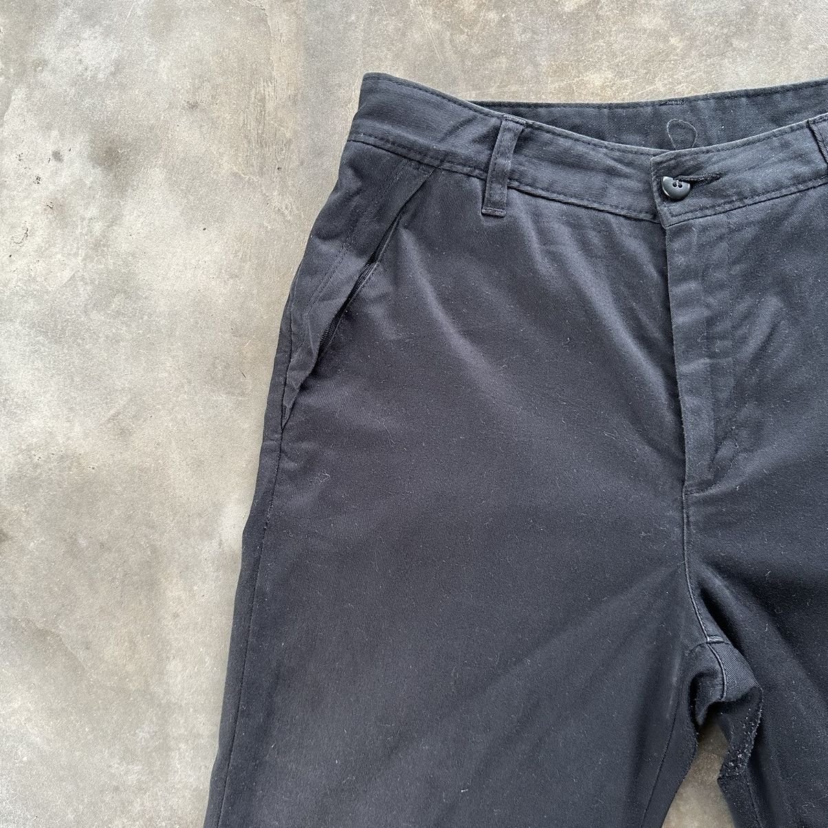 Japanese Brand Vintage Uniqlo Japan Black Casual Trousers Pants Size US 28 / EU 44 - 4 Thumbnail