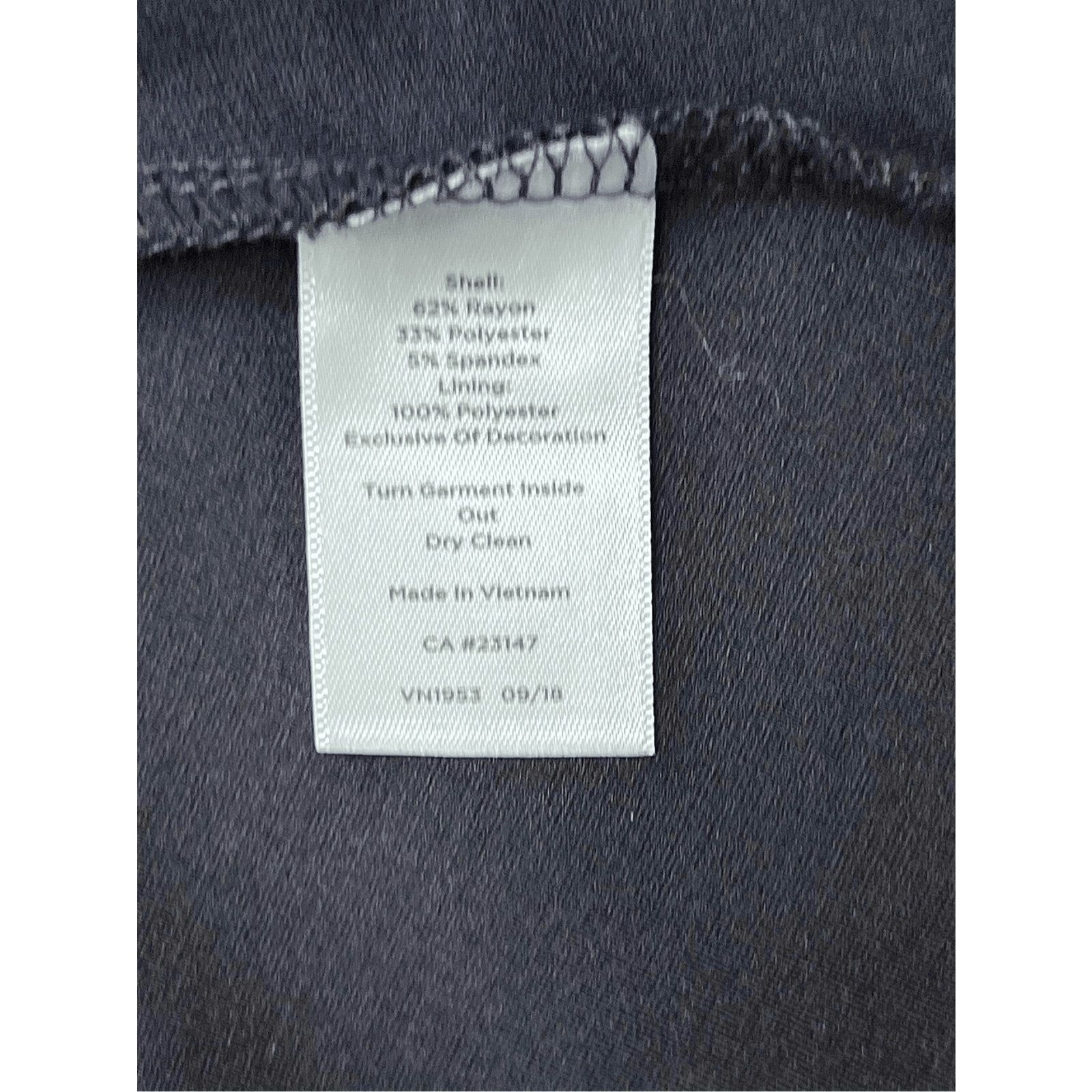 Other Talbots Petite 50s Scarf Dress Blue Ponte Fit & Flare 4P Size S / US 4 / IT 40 - 11 Thumbnail
