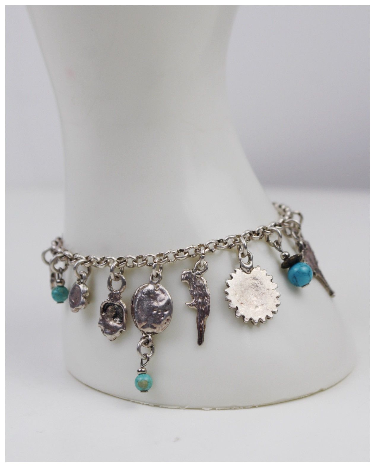 Vintage 2000S JAPANESE MADE BOHO BLOOM CHARM BRACELET Size ONE SIZE - 4 Thumbnail