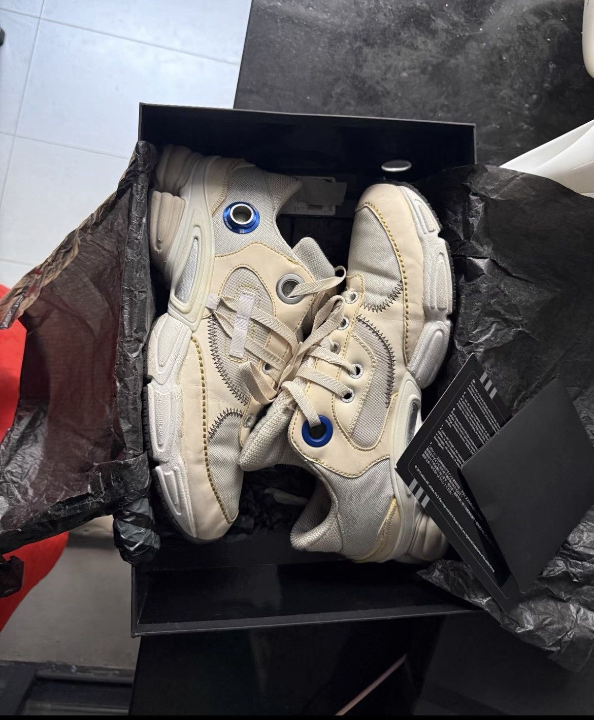 Raf Simons Adidas Ozweego Robot Sneakers