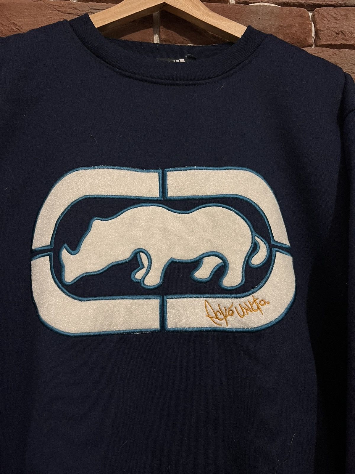 Ecko Unltd. Ecko Unltd Vintage Rap Big Logo Navy L Cw Hoodie Streetwear Size US L / EU 52-54 / 3 - 3 Thumbnail