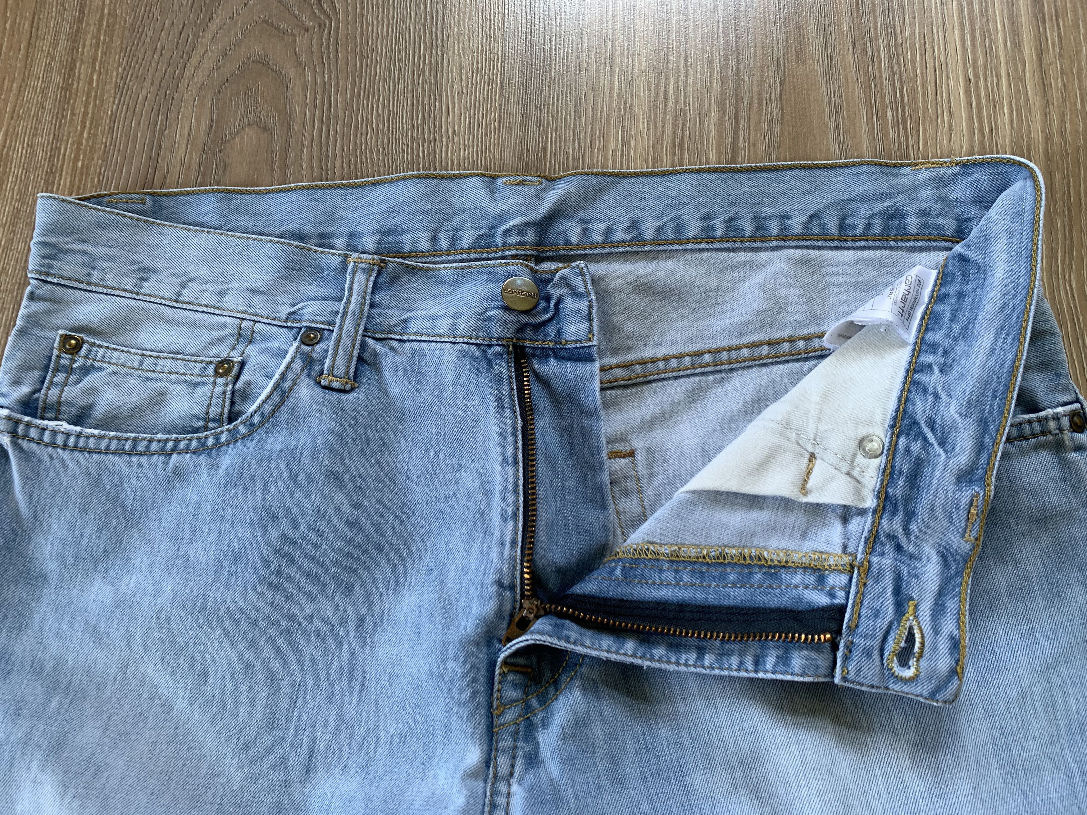 Carhartt Vintage Carhartt Davies Pant Light Blue Jeans Size US 31 - 5 Thumbnail
