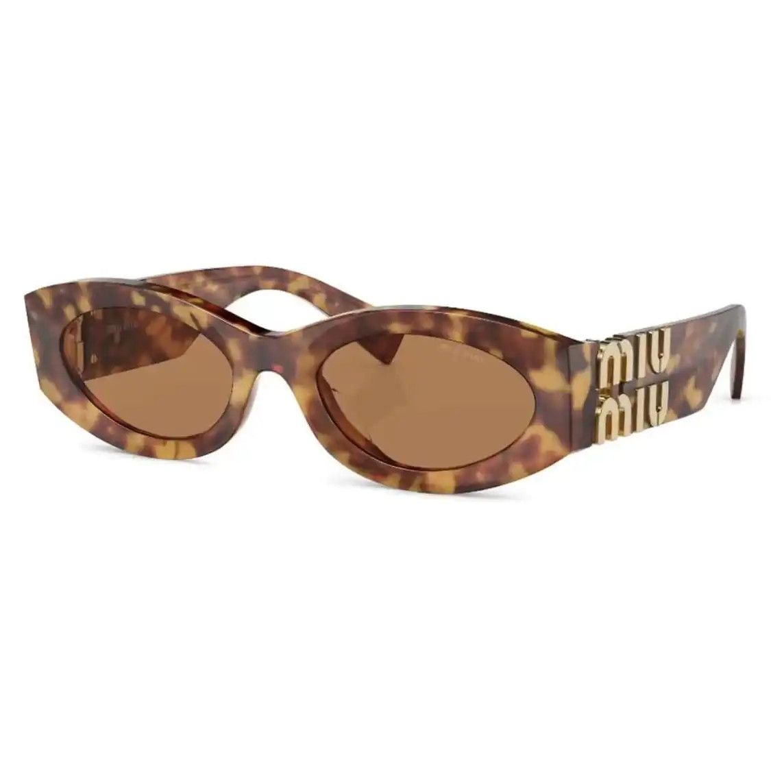 Miu Marron Sunglasses in White, Women's