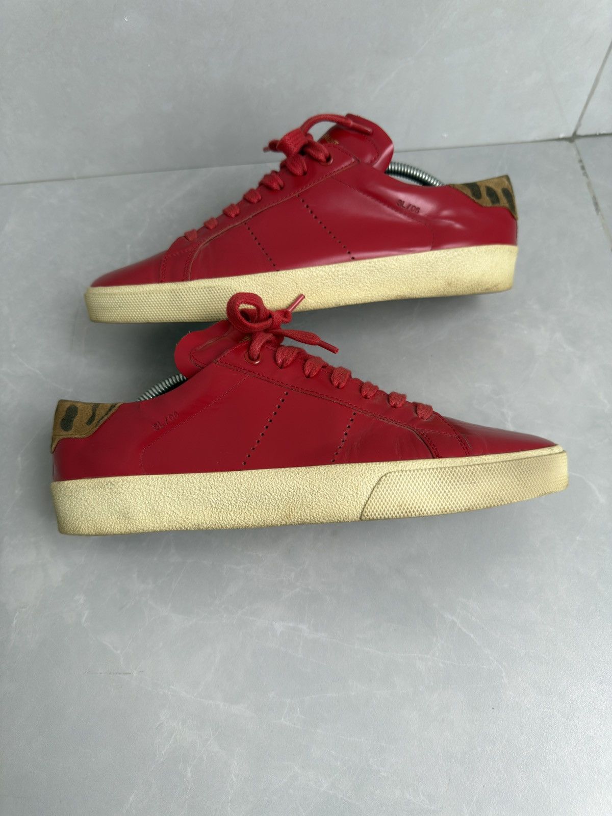 Saint Laurent Paris 🔥hedi slimane Court classic trainers Size US 8 / EU 41 - 5 Thumbnail