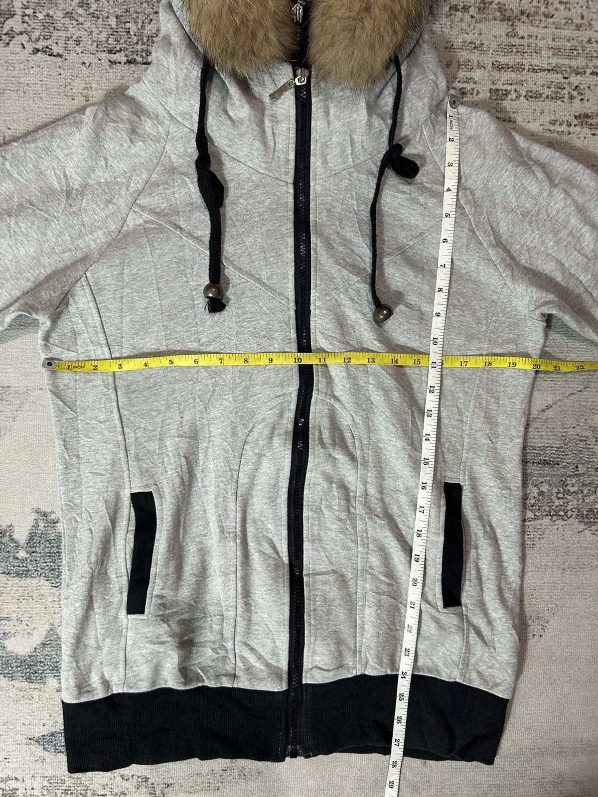 14th Addiction Faux Fur Removable Hoodie Double Layers LgB Style Size US L / EU 52-54 / 3 - 7 Thumbnail