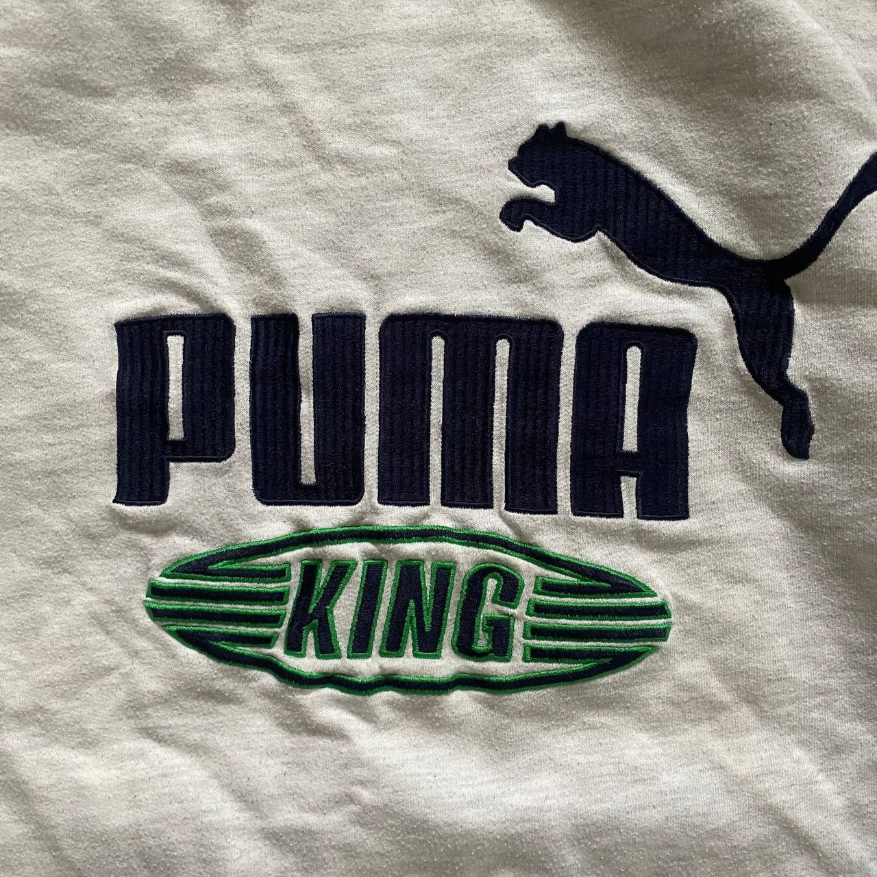 Puma VINTAGE 90S PUMA KING BIG LOGO RARE SWEATSHIRT 138 Size US L / EU 52-54 / 3 - 3 Thumbnail