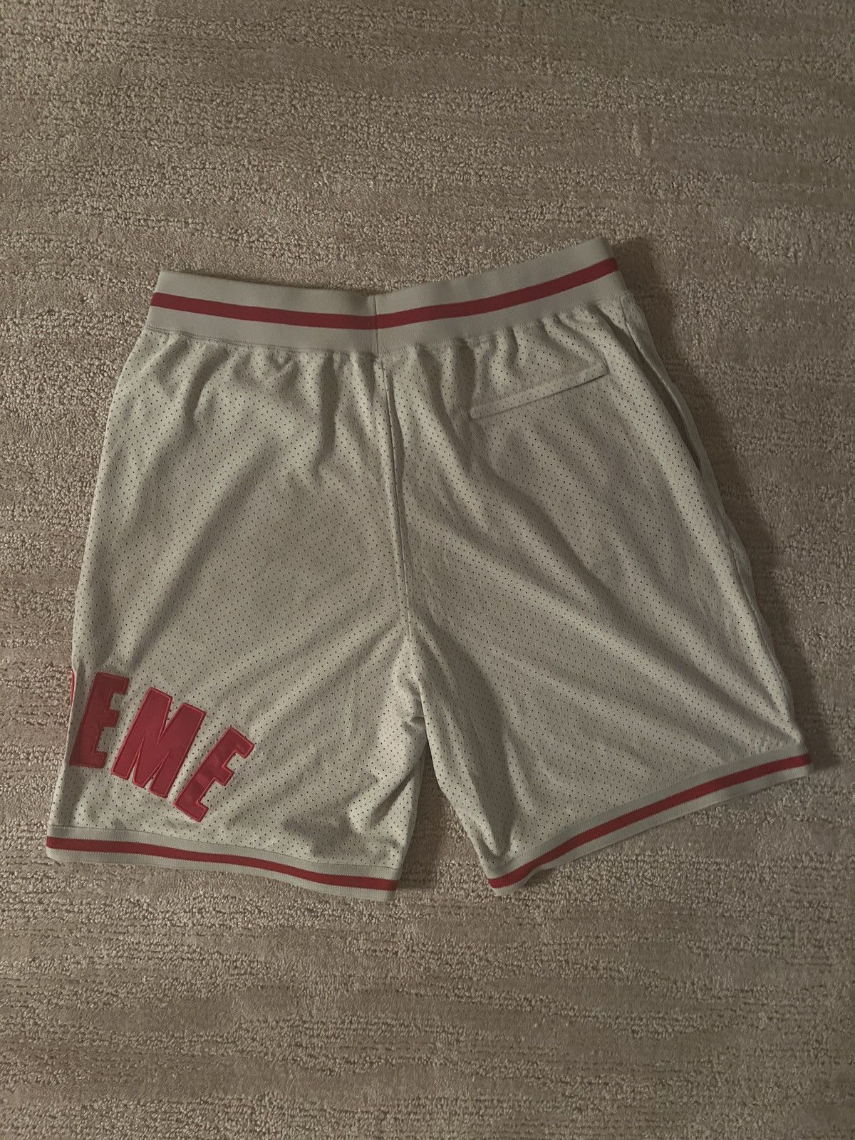 Supreme Supreme Ultrasuede Mesh Shorts in Gray Size US 32 / EU 48 - 2 Thumbnail