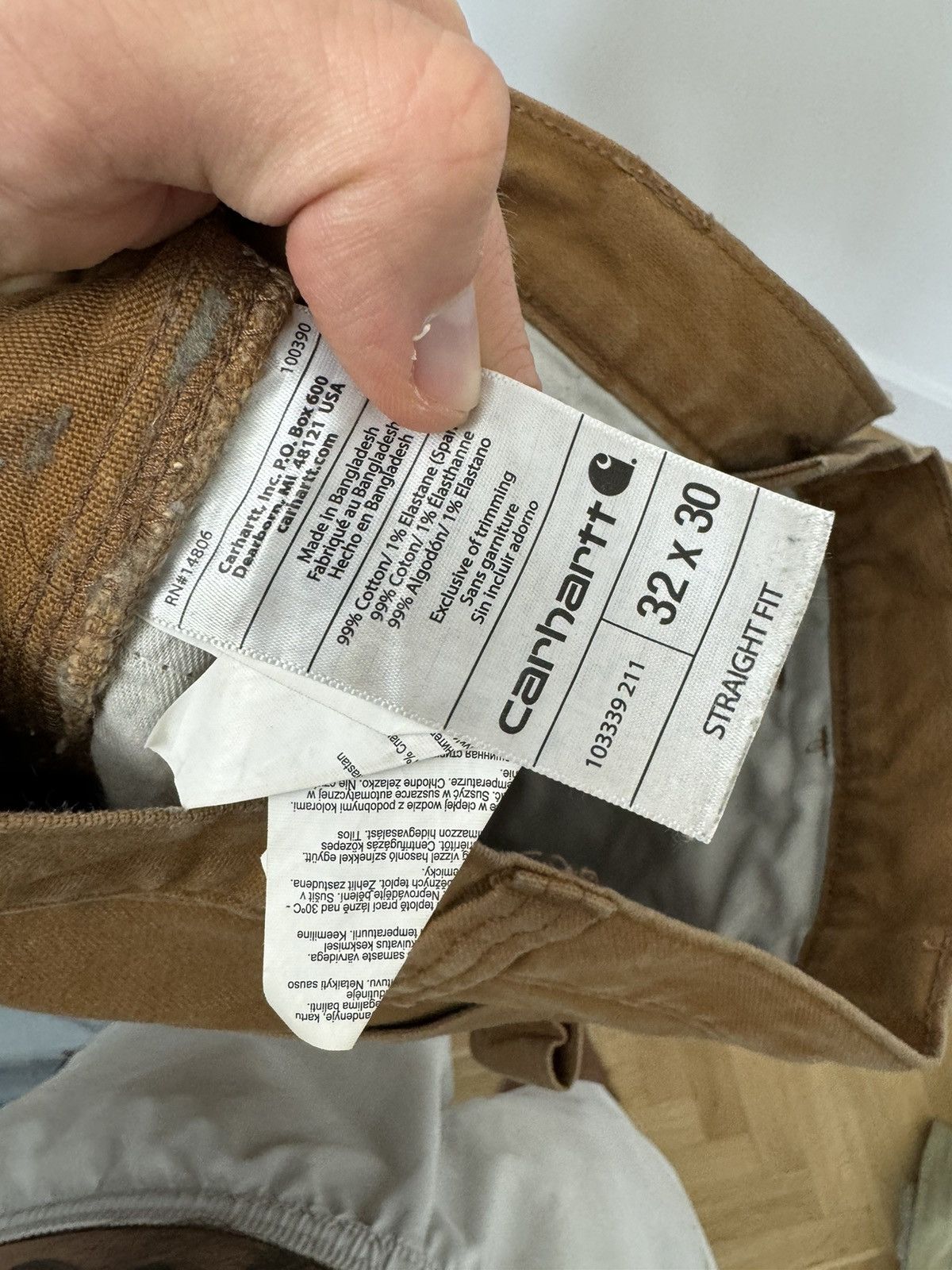 Carhartt Vintage Carhartt Single Knee Brown Rare Work Pant Y2k Size US 32 / EU 48 - 4 Thumbnail