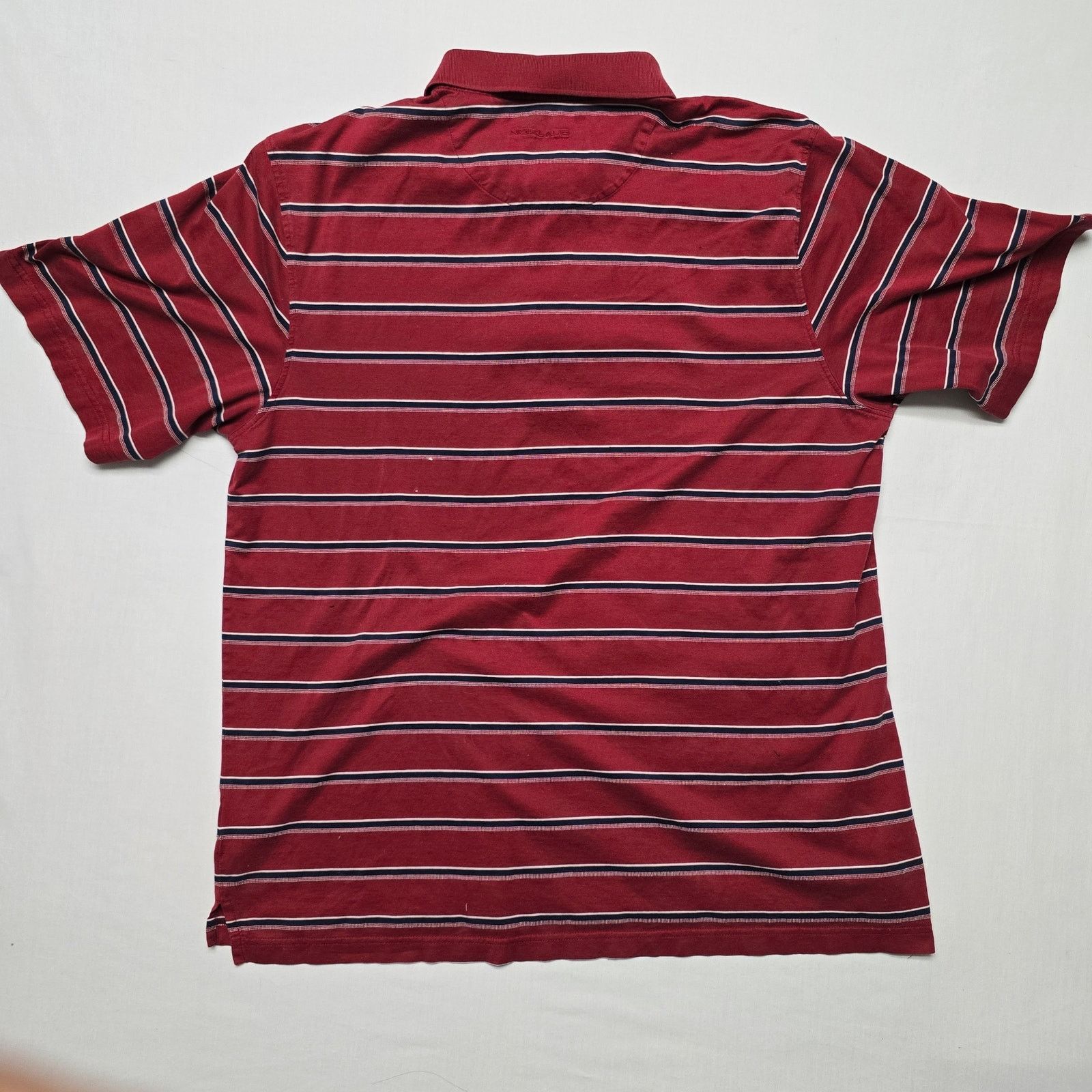 Other Nicklaus Golf Double Mercerized Cotton L Red Striped Polo Size US L / EU 52-54 / 3 - 6 Thumbnail