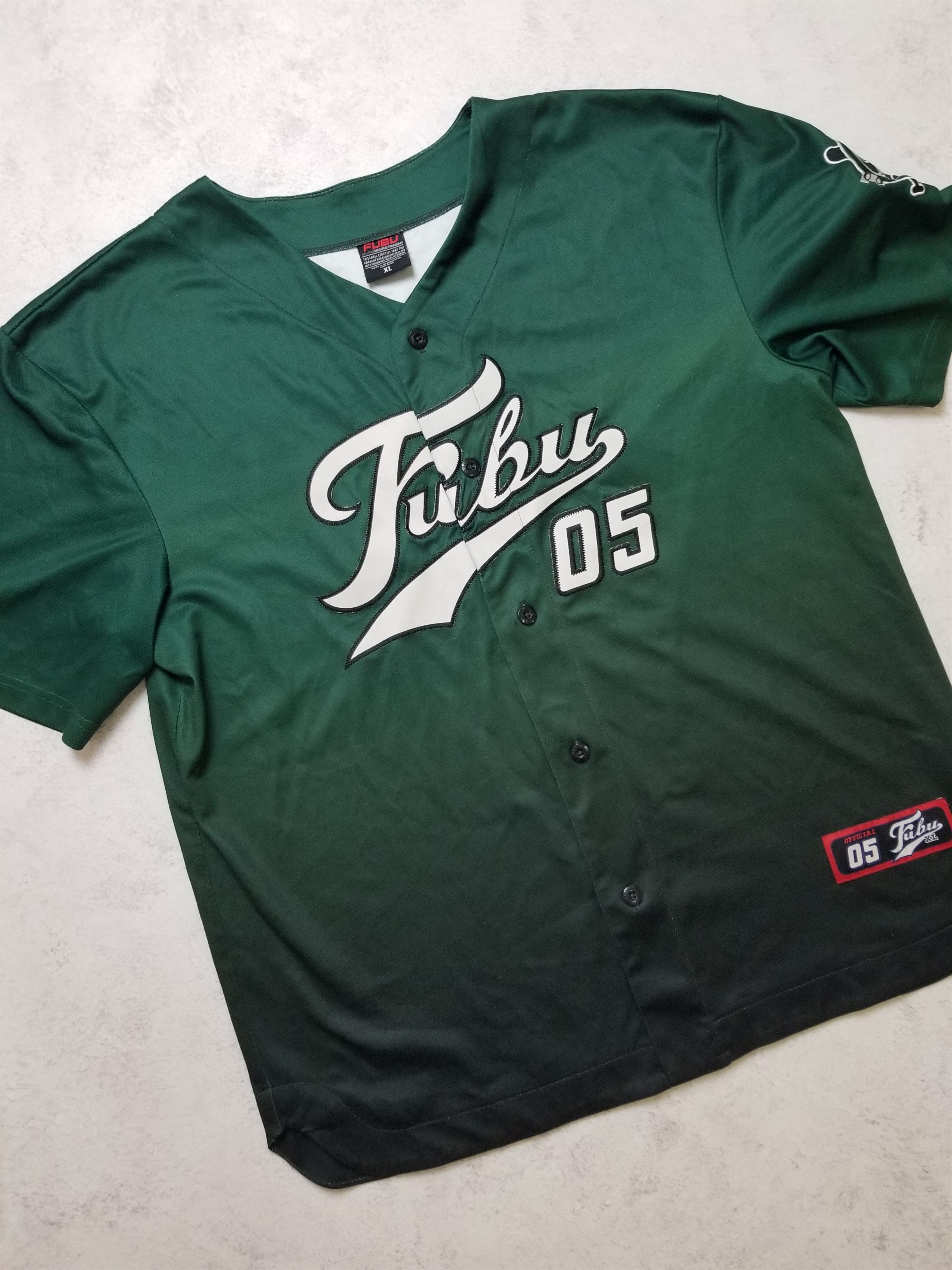 Fubu Vintage 90s FUBU Baseball Jersey Shirt Y2k 2000s Hip Hop Rap Size US XL / EU 56 / 4 - 7 Thumbnail