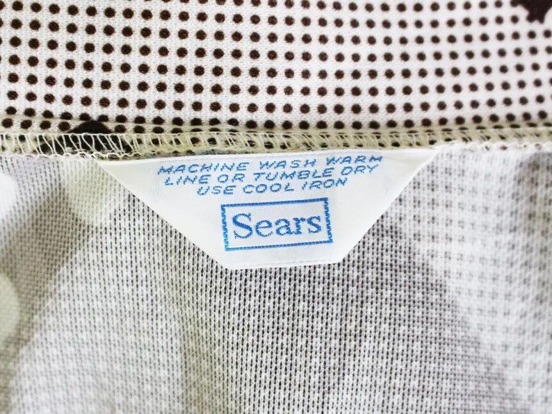 Sears Vintage 1970’s Polka Dot Maxi Dress Collared Long Sleeve USA Size M / US 6-8 / IT 42-44 - 4 Thumbnail