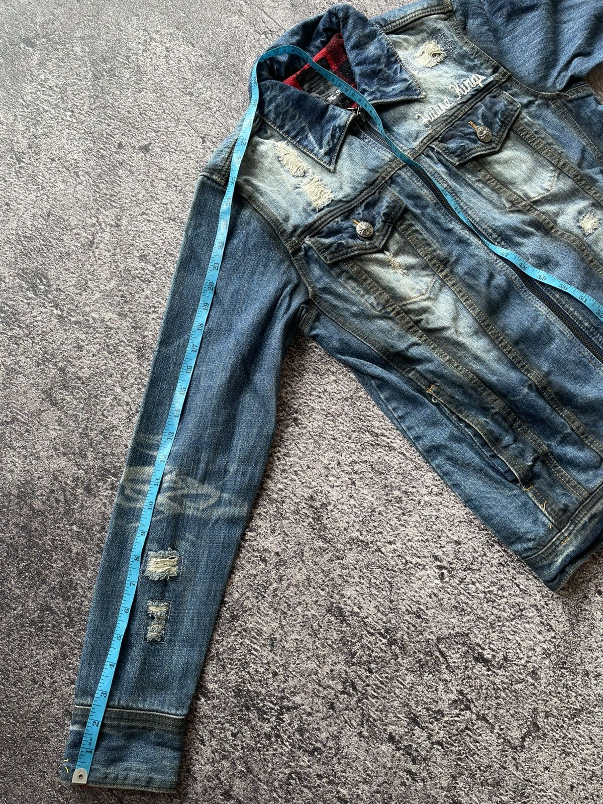 In The Attic Intheattic double layer poem denim jacket Size US M / EU 48-50 / 2 - 23 Thumbnail