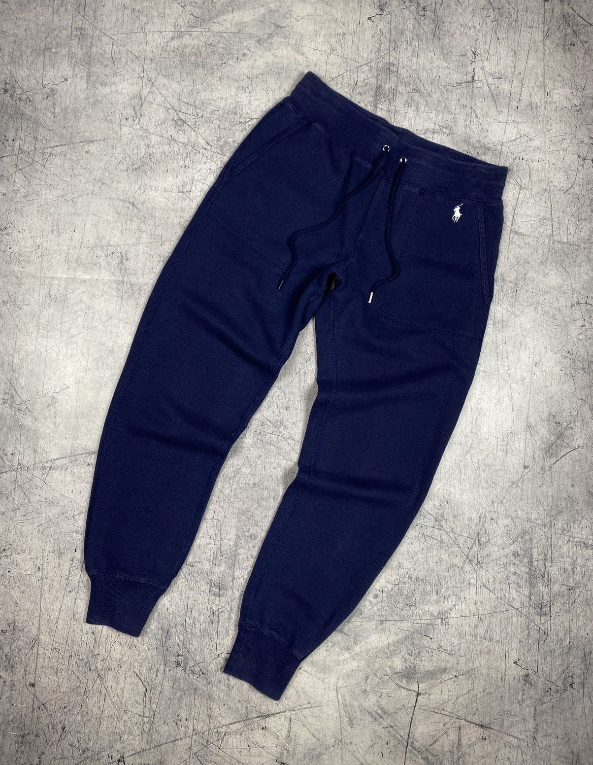 Polo Ralph Lauren Polo Ralph Lauren Navy Jogger Sweatpants S Petite Size 28" / US 6 / IT 42 - 2 Thumbnail