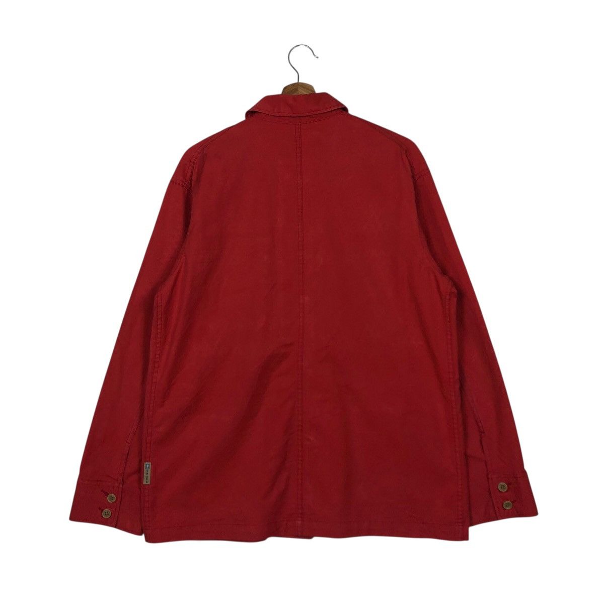 Chaps Ralph Lauren × Japanese Brand Rich Red Vintage Chore Jacket Duck Canvas Chaps Ralph Lauren Size US M / EU 48-50 / 2 - 9 Thumbnail