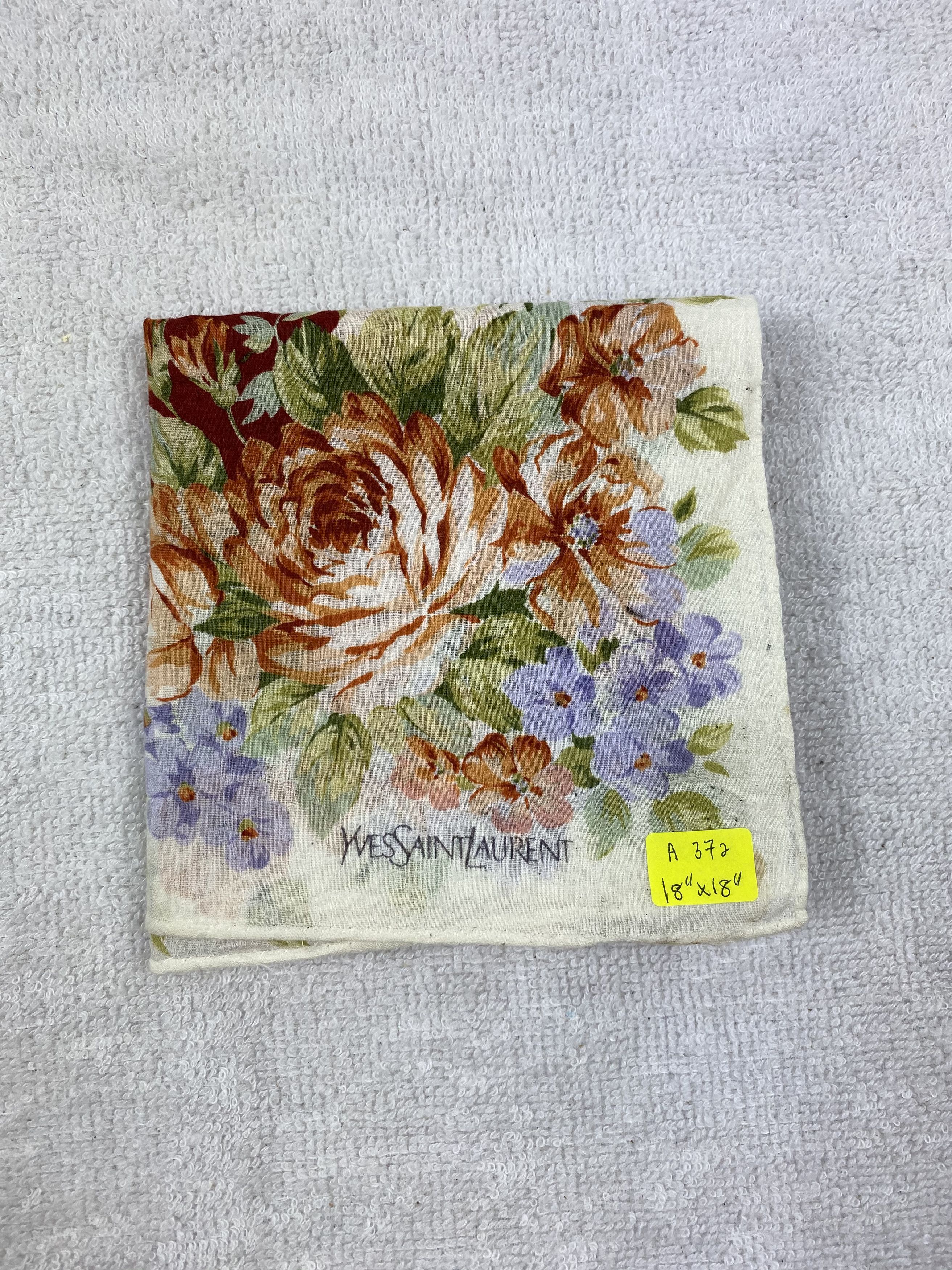 Yves Saint Laurent Yves Saint Laurent Handkerchief / Bandana / Neckerchief Size ONE SIZE - 6 Thumbnail