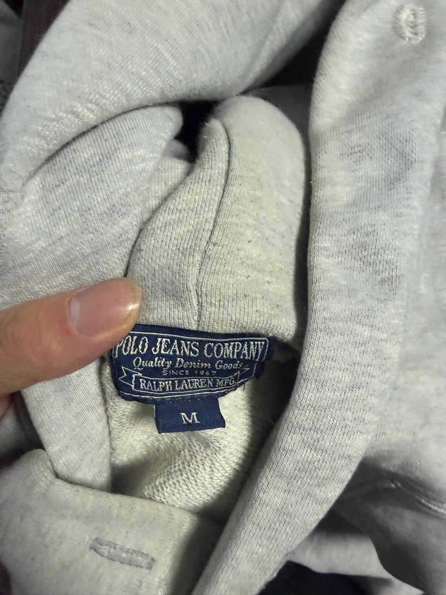 Polo Ralph Lauren Polo Ralph Lauren Distressed Embroidered Sweatshirt K18 Size US M / EU 48-50 / 2 - 3 Thumbnail