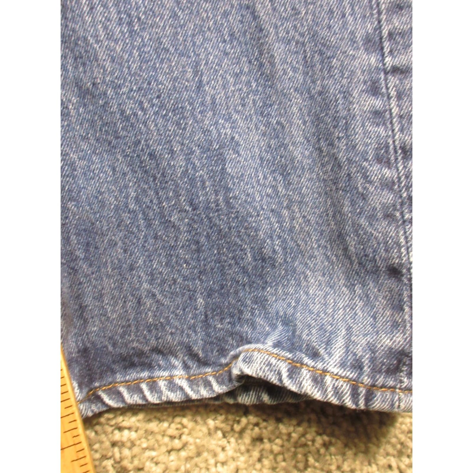 Levi's VINTAGE Levis 501 Jeans 36x32 Original Fit Denim Pants Mens Blue Button Fly 5-Pocket Classic Straight Size US 36 / EU 52 - 5 Thumbnail