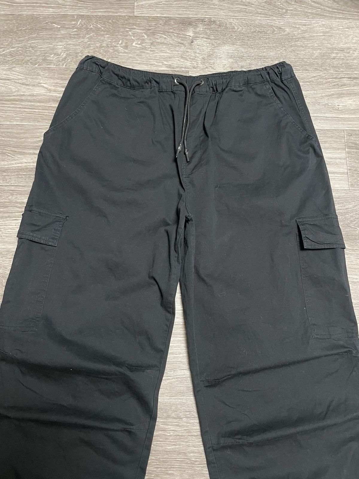Ed Hardy Ed Hardy x Urban Outfitters Black Cargo Pants Y2K Streetwear Size US 36 / EU 52 - 3 Thumbnail