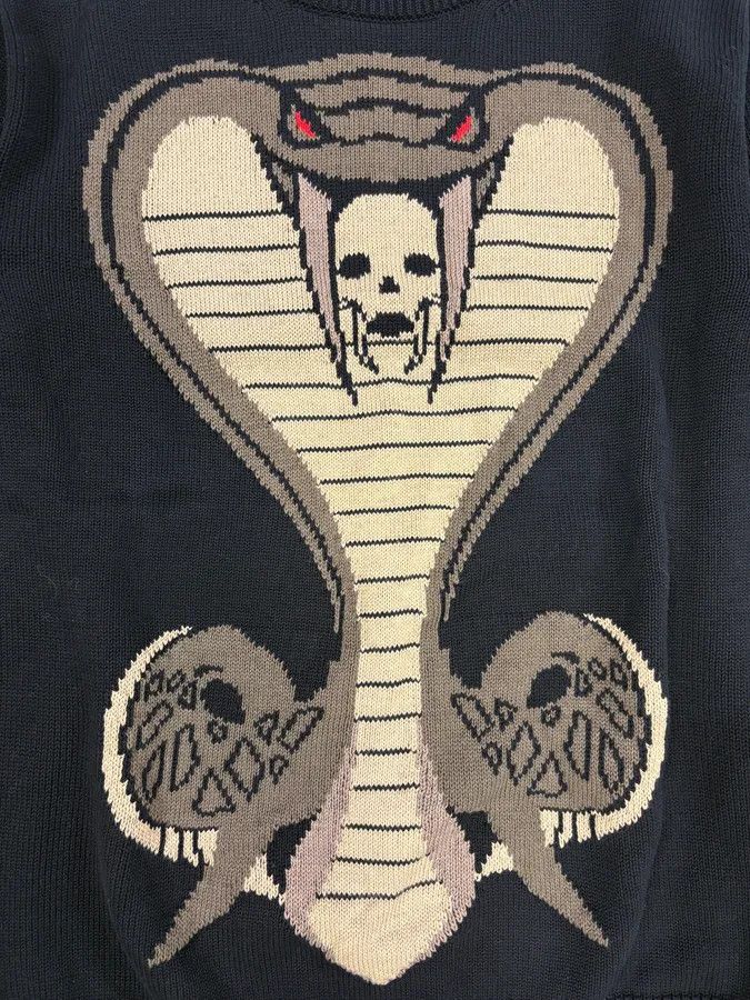 Givenchy AW2016 Givenchy Black Cobra Sweater by Ticcardo Tisci Size US S / EU 44-46 / 1 - 7 Thumbnail
