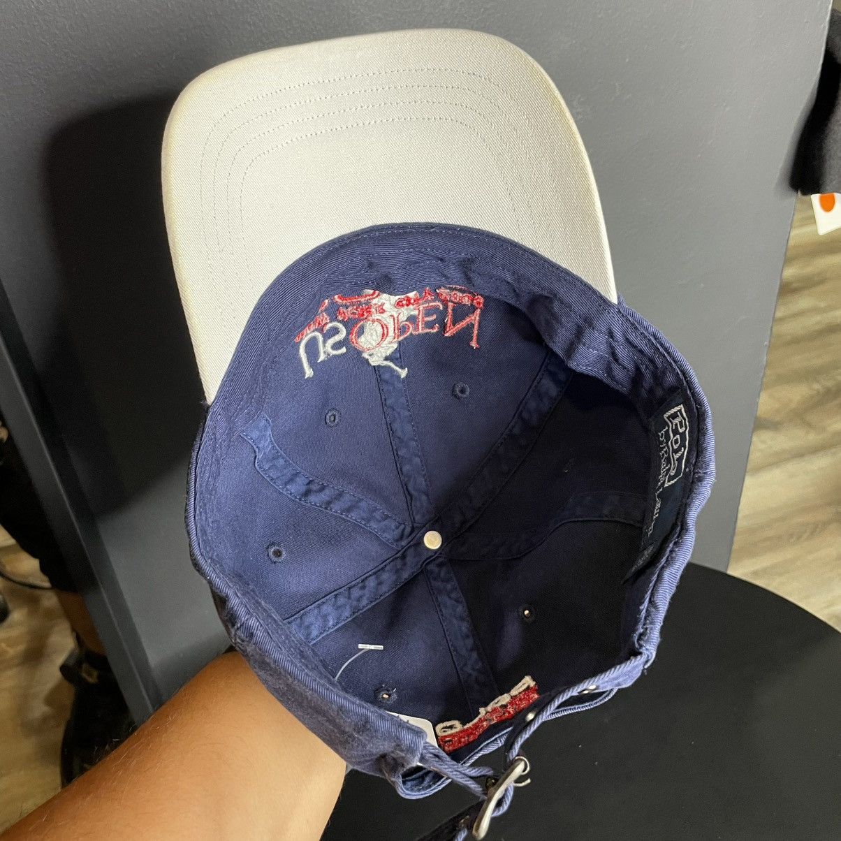 Polo Ralph Lauren Polo Ralph Lauren 2006 US Open Adjustable Hat Vintage OSFA Size ONE SIZE - 6 Thumbnail