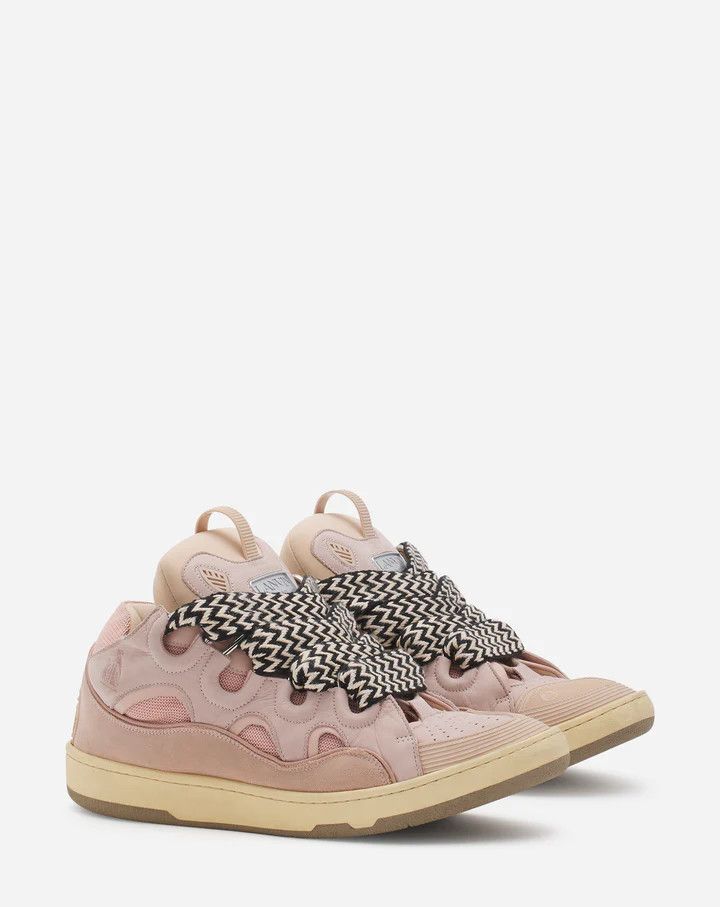 Lanvin oc11z0325 Curb Low Top Sneakers in Multicolor Size US 7.5 / EU 40-41 - 2 Thumbnail