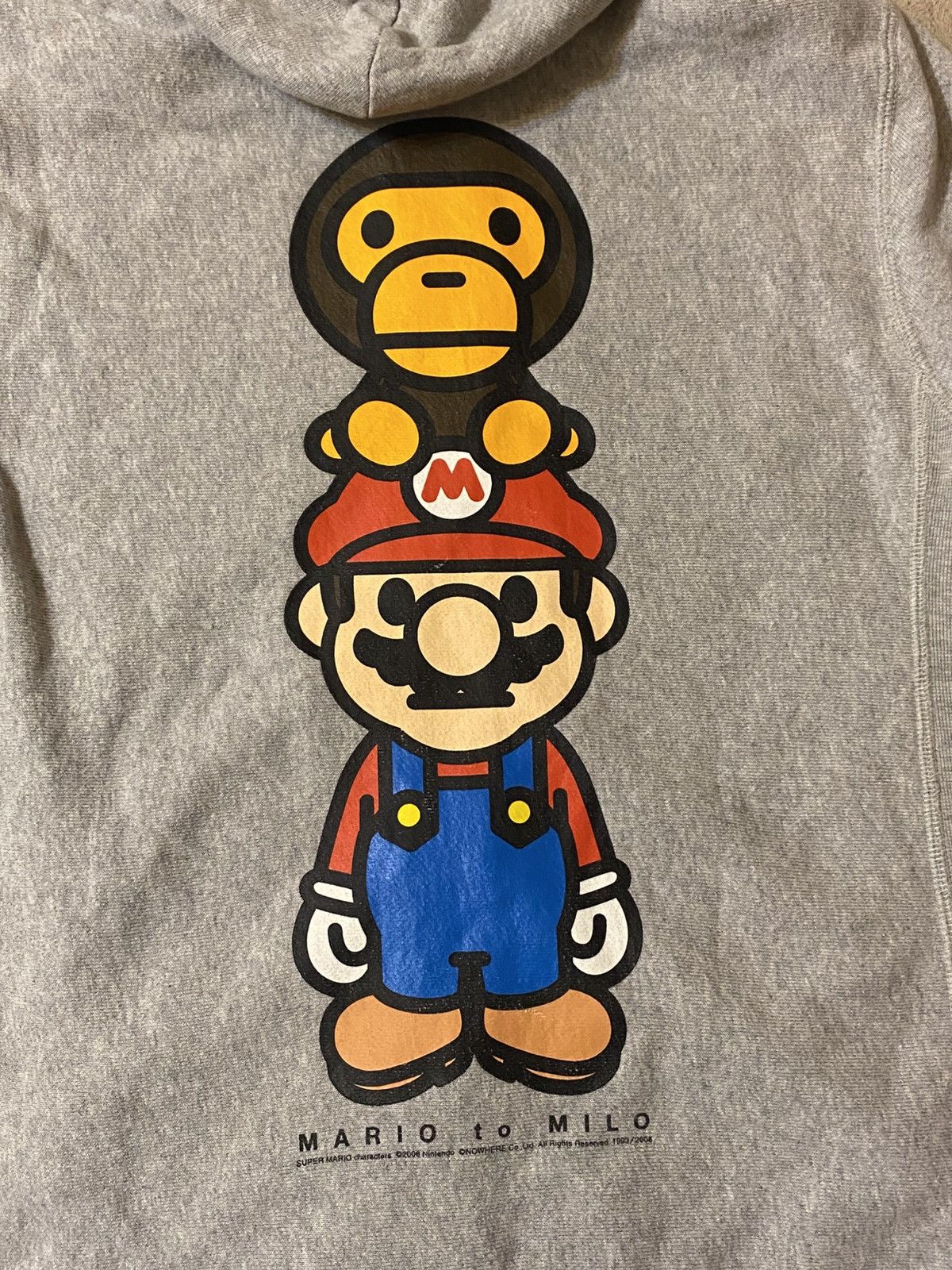 Bape Bape Baby Milo Mario Full Zip Hoodie Size XS / US 0-2 / IT 36-38 - 4 Thumbnail