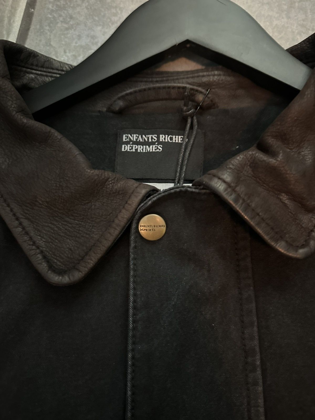 Enfants Riches Deprimes Enfants Riches Déprimés Black CONSTRUCTIVIST HUNTING JACKET Size US L / EU 52-54 / 3 - 5 Thumbnail