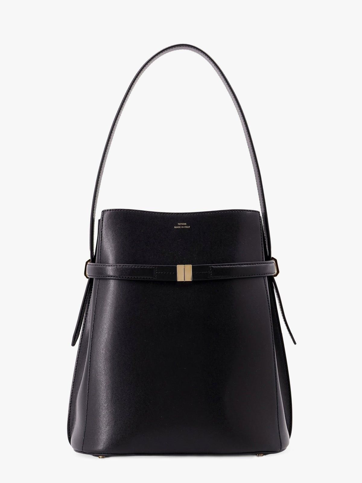 Toteme Toteme Belted leather bucket bag Size ONE SIZE - 1 Thumbnail