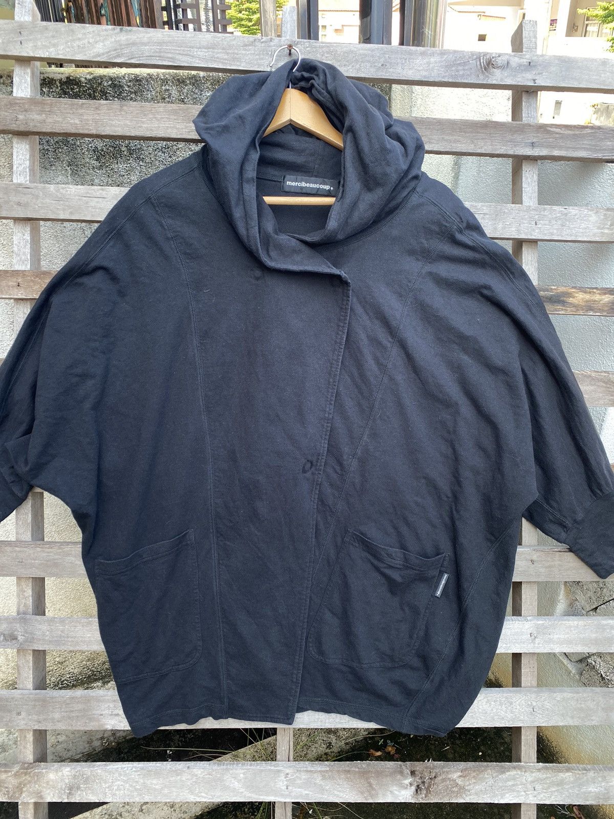 mercibeaucoup Vintage MERCIBEAUCOUP Issey Miyake Hoodie Cardigan Jacket Size L / US 10 / IT 46 - 4 Thumbnail