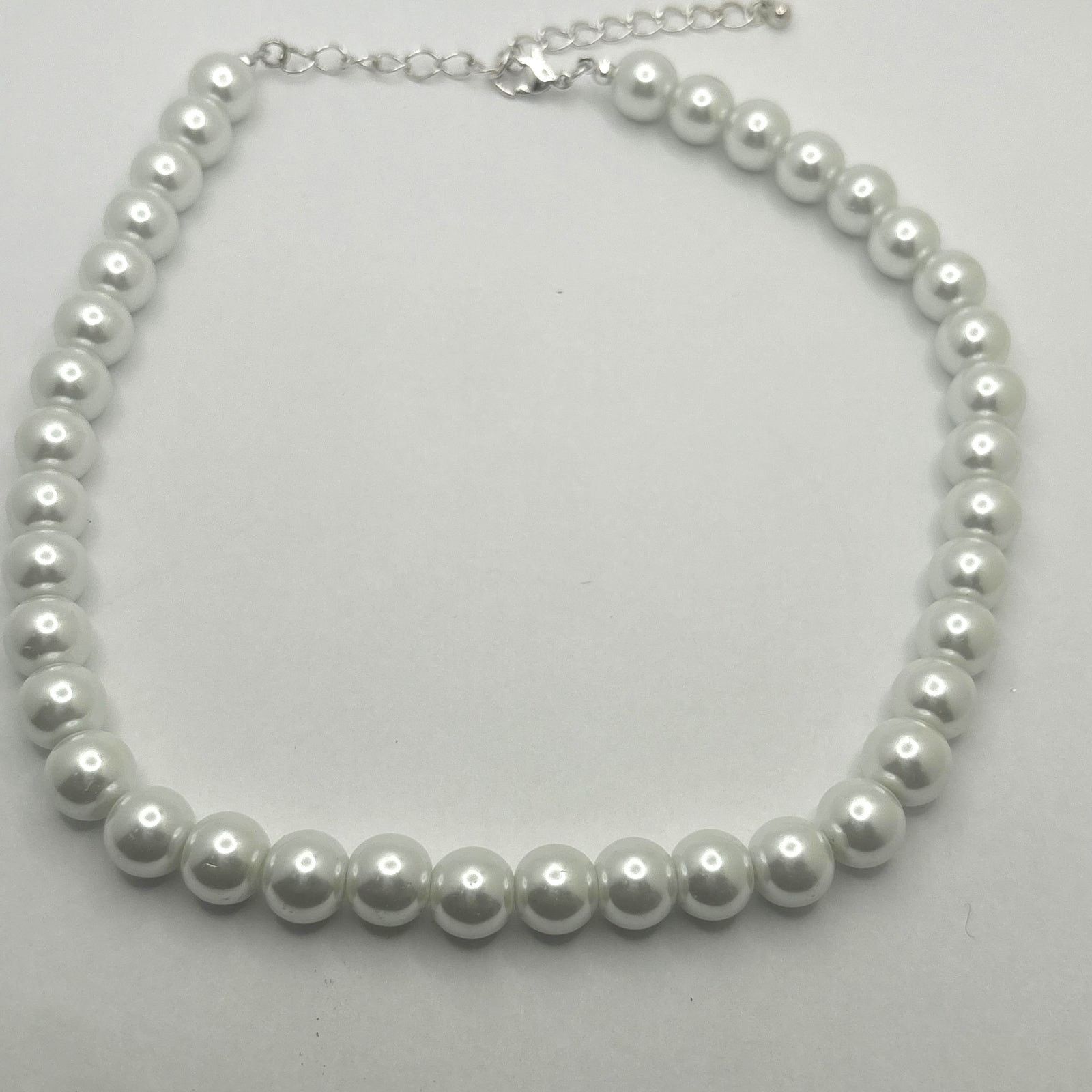 Other Stunning Silver & White Pearl Necklace Size ONE SIZE - 3 Thumbnail