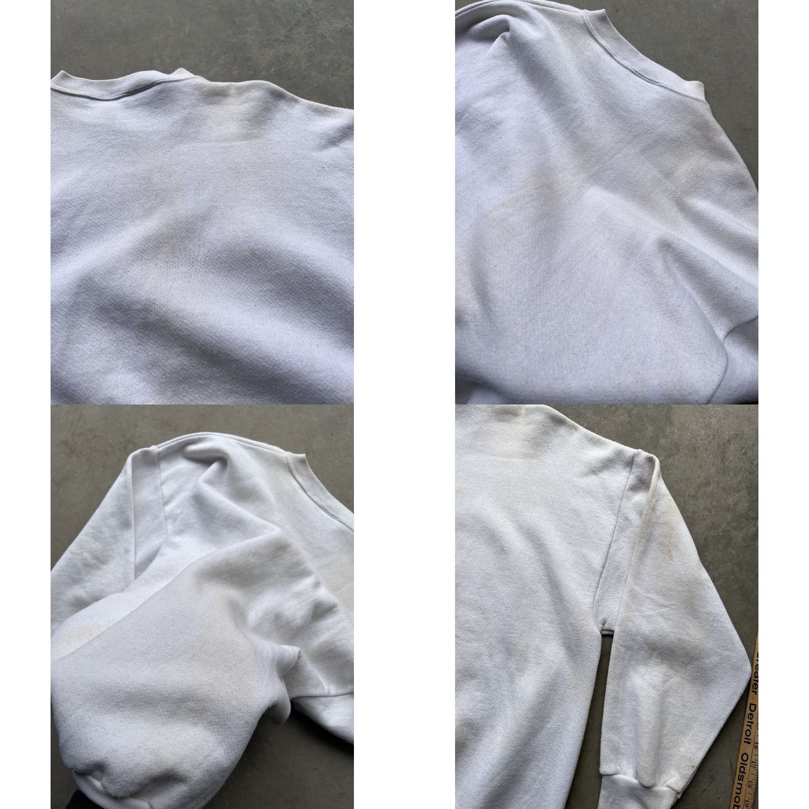 Tultex VINTAGE Total Brat Christmas Sweatshirt Crewneck MENS XL White 90's Heavy *Flawed Size US XL / EU 56 / 4 - 9 Thumbnail