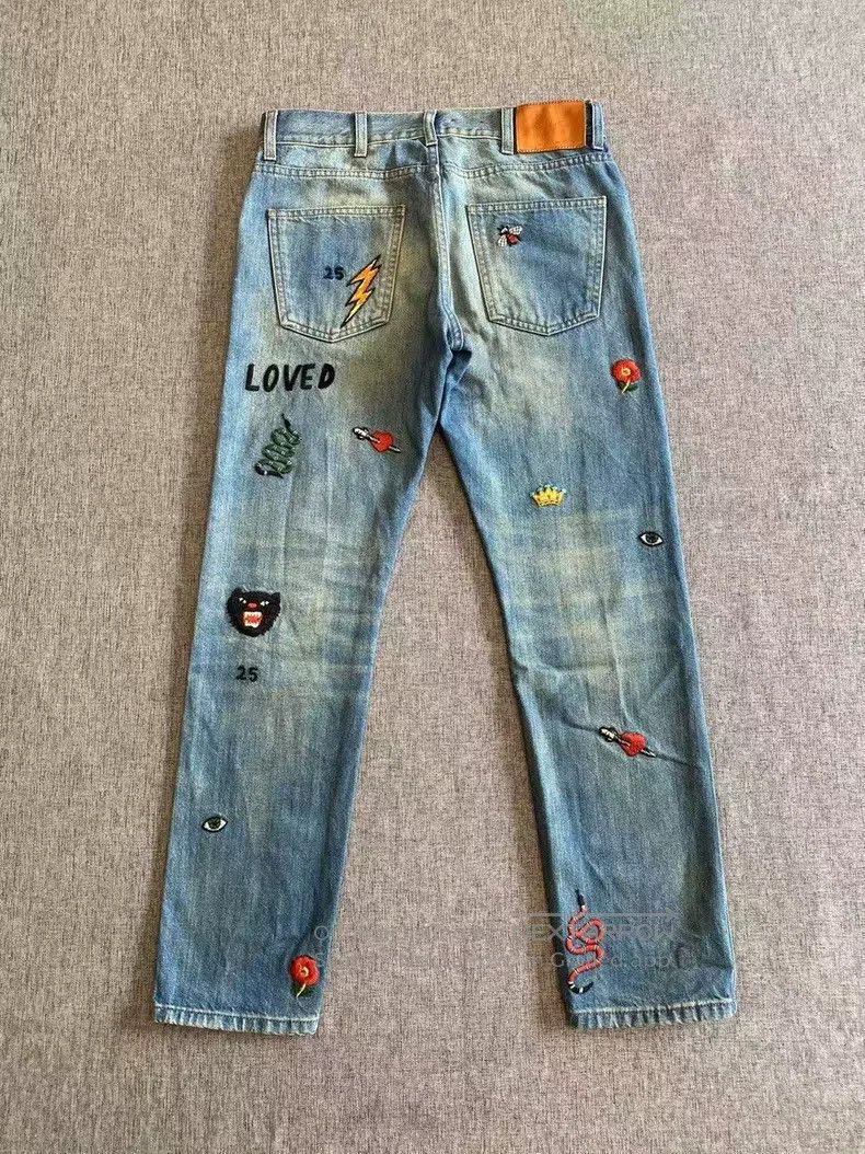 Gucci Gucci Patterned straight shorts and jeans Size 29" - 2 Thumbnail