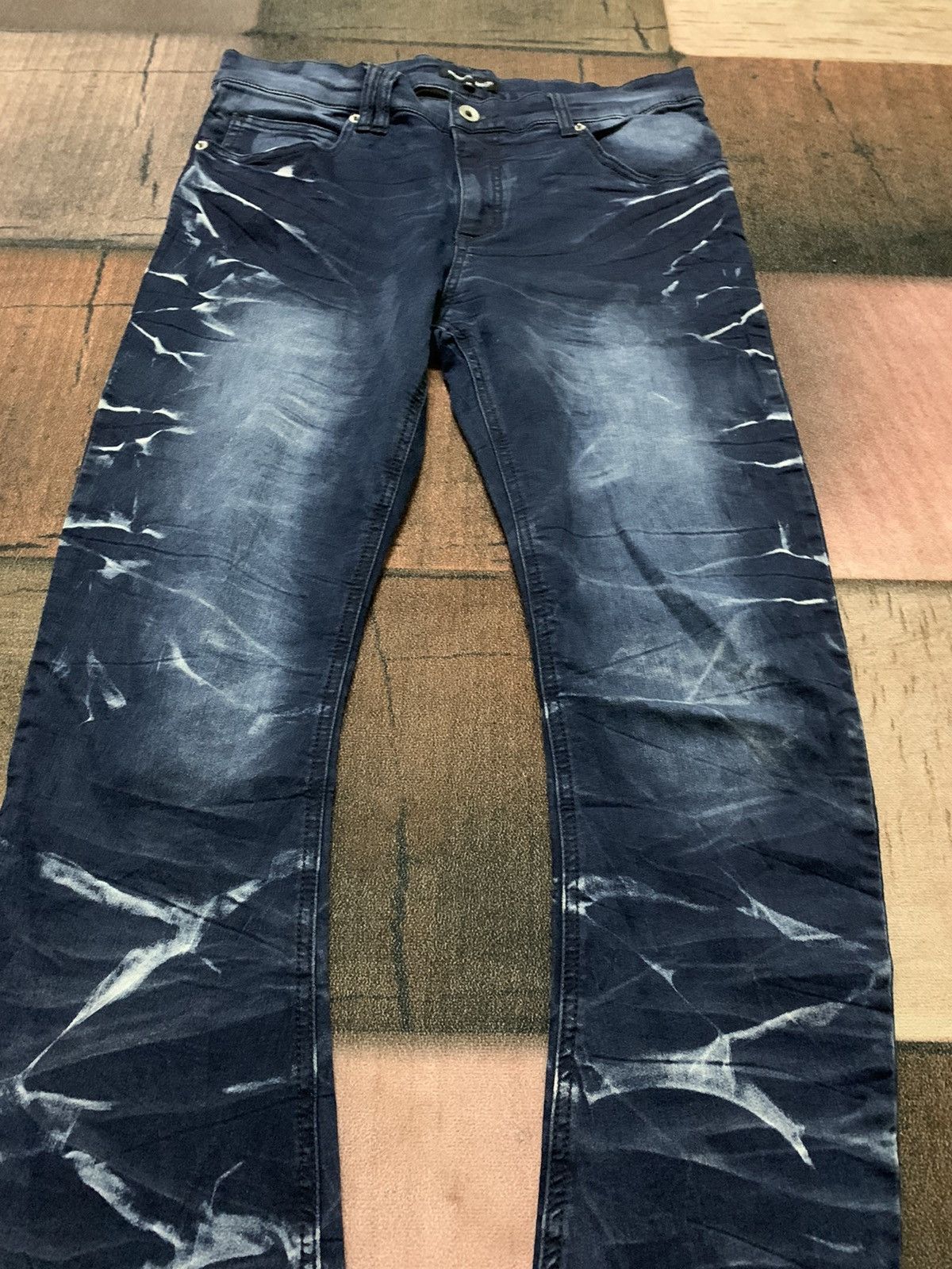 semanticdesign 🇯🇵TWIST curve semantic design claw mark washed japanese punk Size US 30 / EU 46 - 3 Thumbnail
