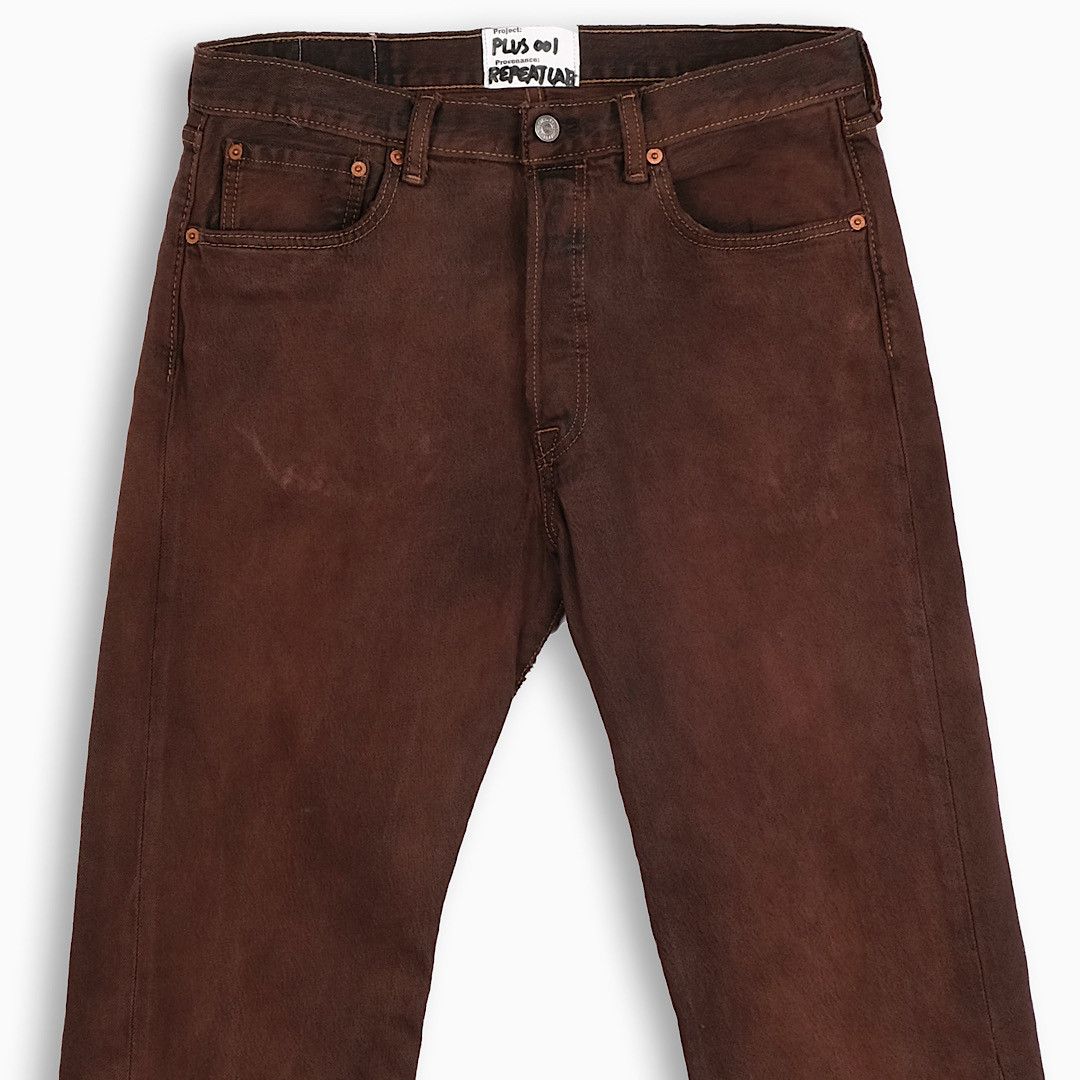 Japanese Brand × Levi's × Vintage REPEAT PLUS 001 Dirty Brown 32 Inch (RP001Y3201) Size US 32 / EU 48 - 3 Thumbnail