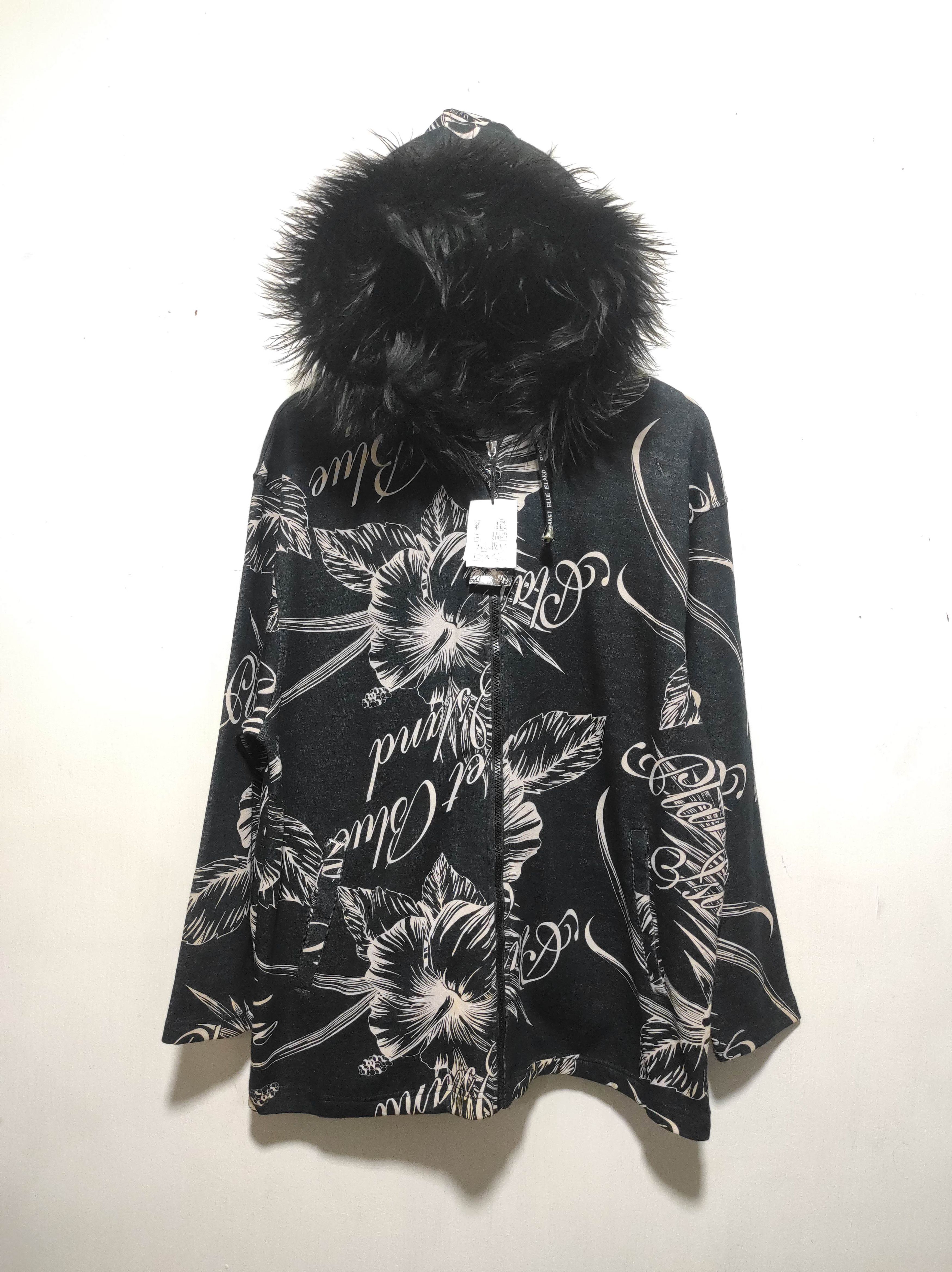 Hysteric Glamour Planet blue island Zip Fur Hoodie i6w9 Lgb Style Size US L / EU 52-54 / 3 - 2 Thumbnail