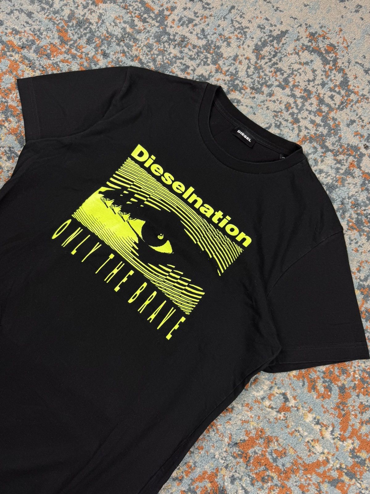 Diesel × Vintage Diesel dieselnation only the brave rave style graphic tee Size US M / EU 48-50 / 2 - 3 Thumbnail
