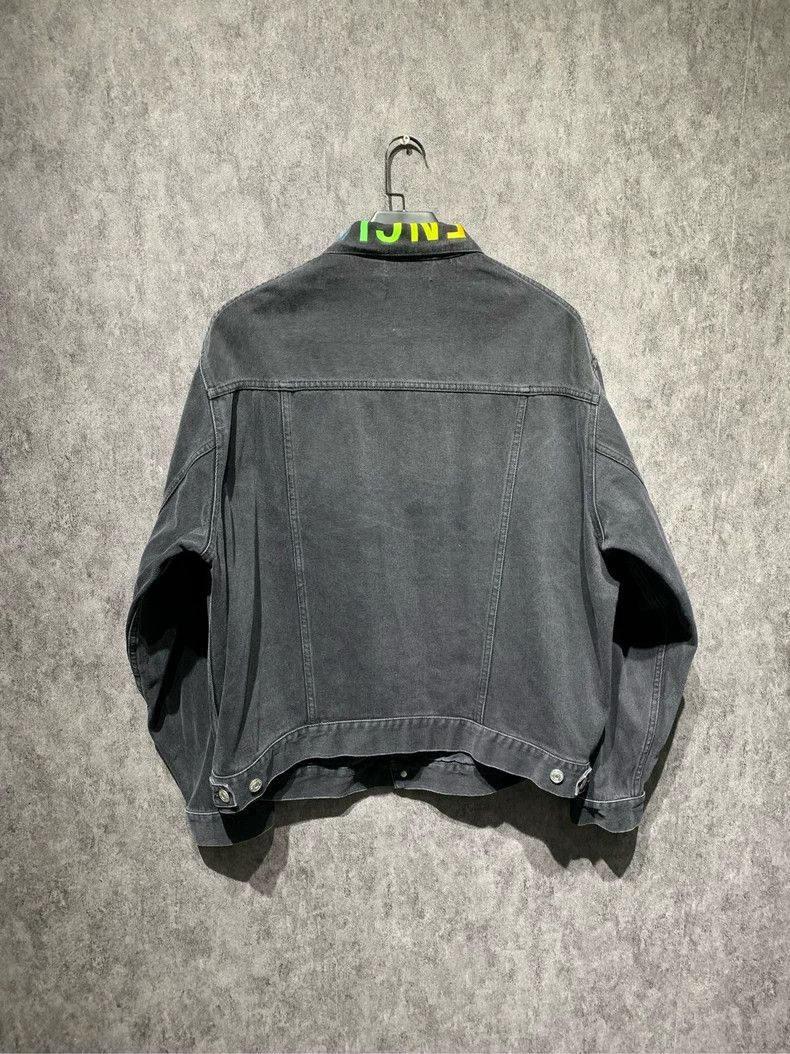 Balenciaga Balenciaga Color-embroidered logo denim jacket 2505-Nextar Size US M / EU 48-50 / 2 - 8 Thumbnail