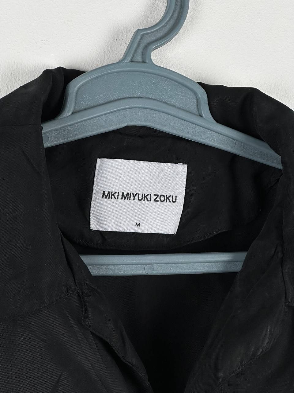 Japanese Brand × Mki Miyuki Zoku Mki Miyuki Zoku Rayon Black Camp Collar Shirt Size US M / EU 48-50 / 2 - 6 Thumbnail