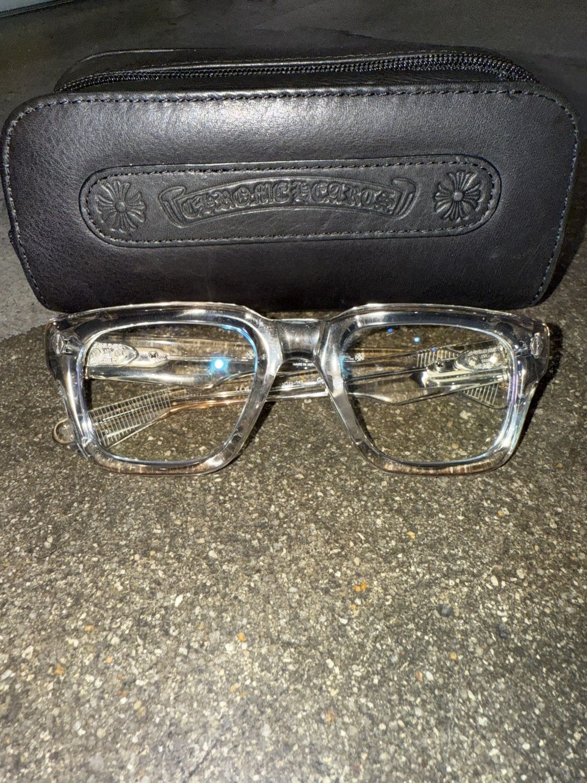 *RARE* Chrome Hearts Gnarlin Glasses silver