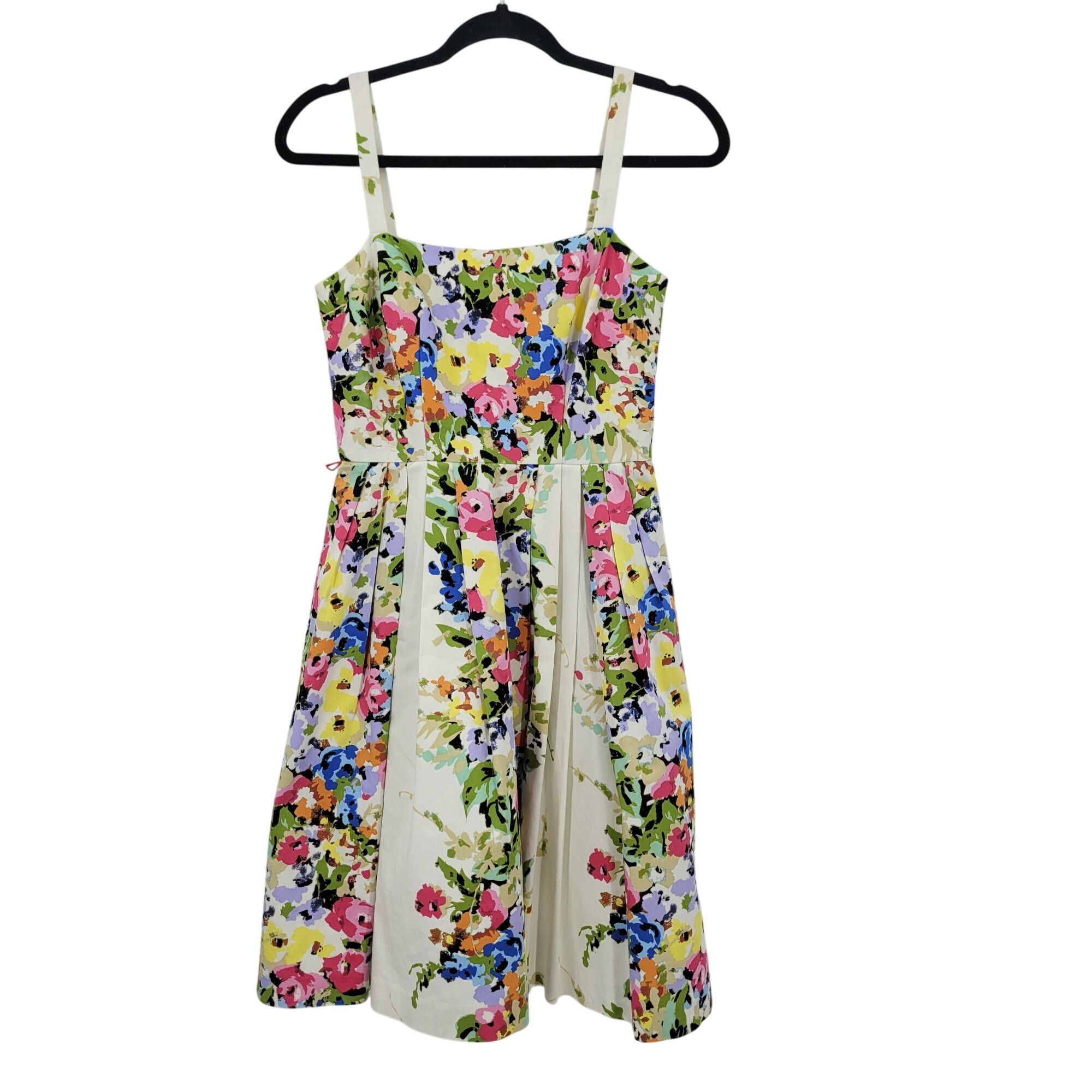 Other Womens Petite Colorful Garden Baby Doll Dress Sz 4P Floral S Size S / US 4 / IT 40 - 4 Thumbnail