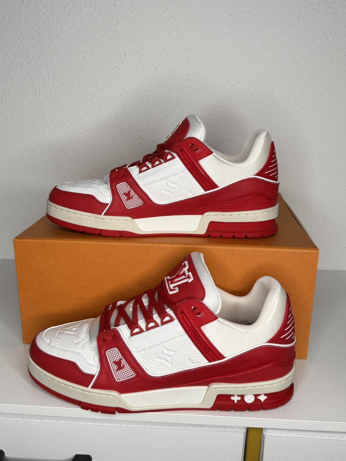 Louis Vuitton Louis Vuitton LV Trainer Product Red Size US 9.5 / EU 42-43 - 7 Thumbnail