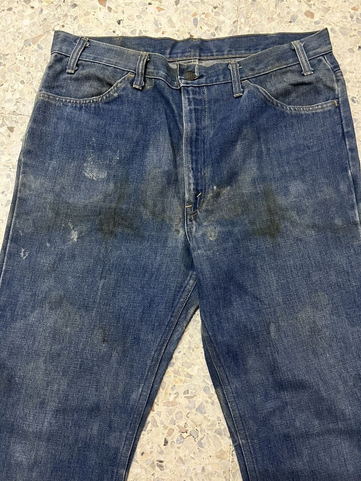 Levi's True crazy vintage rare 70s levis oren tag 646 bell bottom Size US 37 - 2 Thumbnail