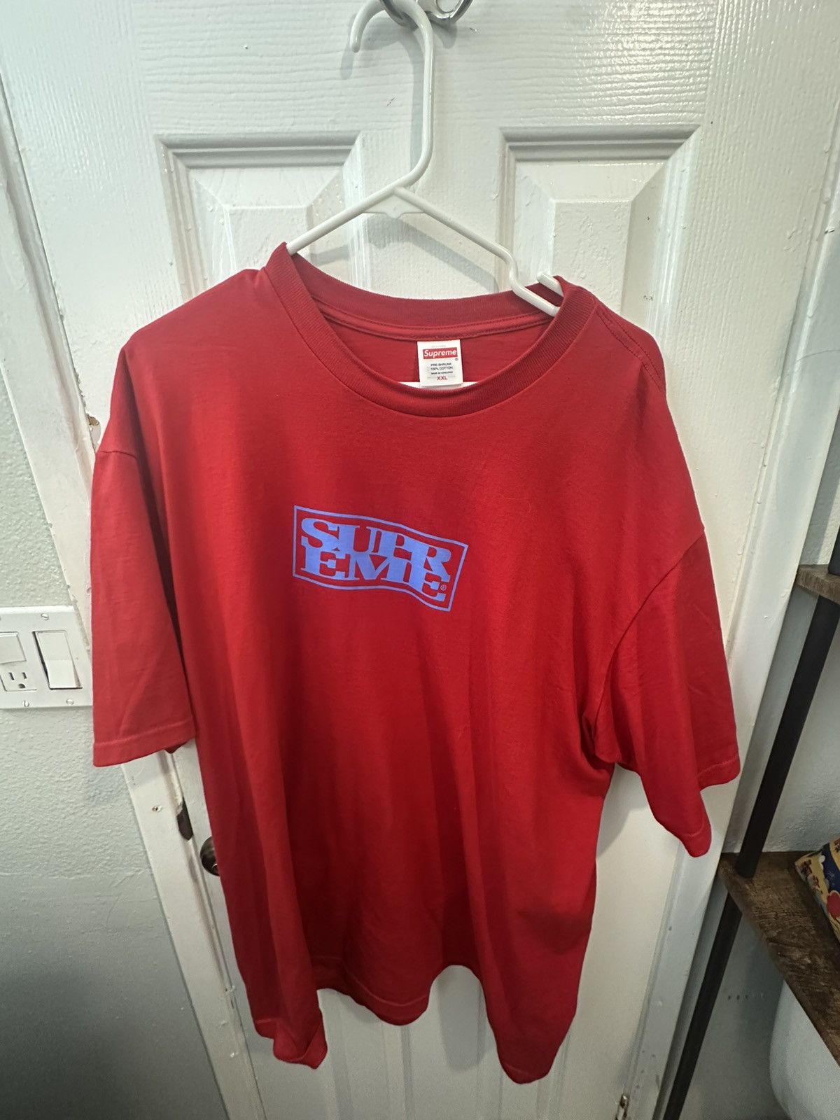 Supreme Supreme logo tee Size US XXL / EU 58 / 5 - 2 Thumbnail