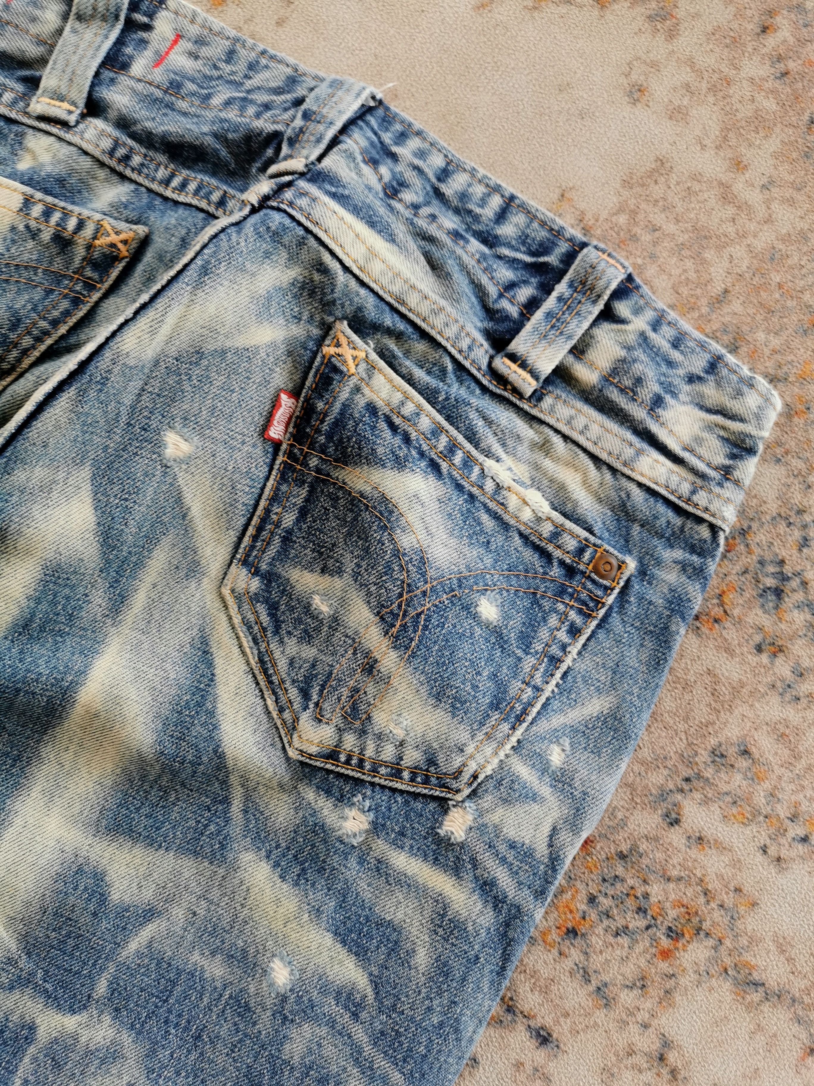 Alternative Apparel Japanese Brand R.N.A Inc Bleach Distressed Jeans Size US 30 / EU 46 - 12 Thumbnail