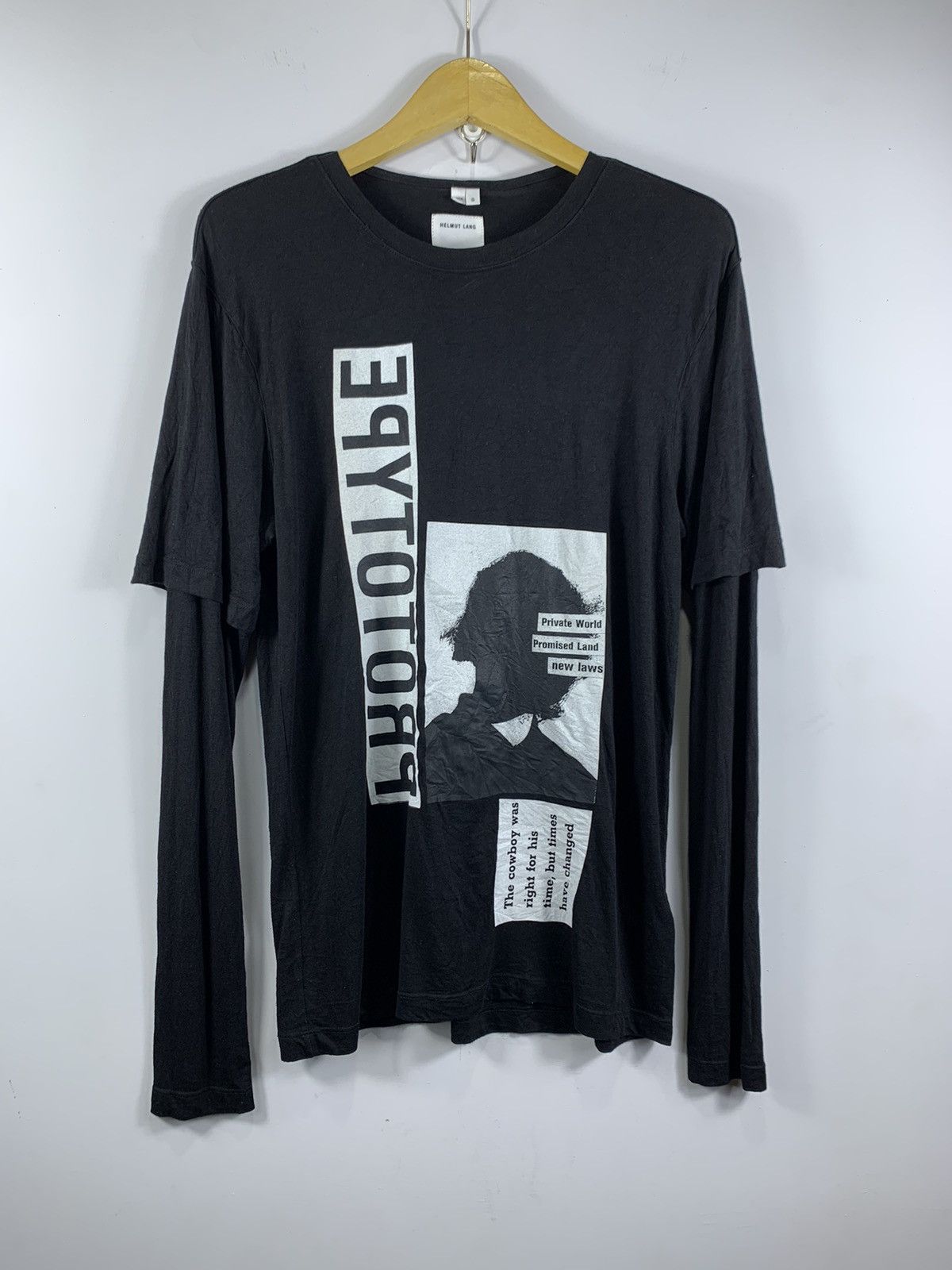 image of 14Th Addiction x Helmut Lang Binding Offer Helmut Lang X Travis Scott Limited Edition in Black (Siz