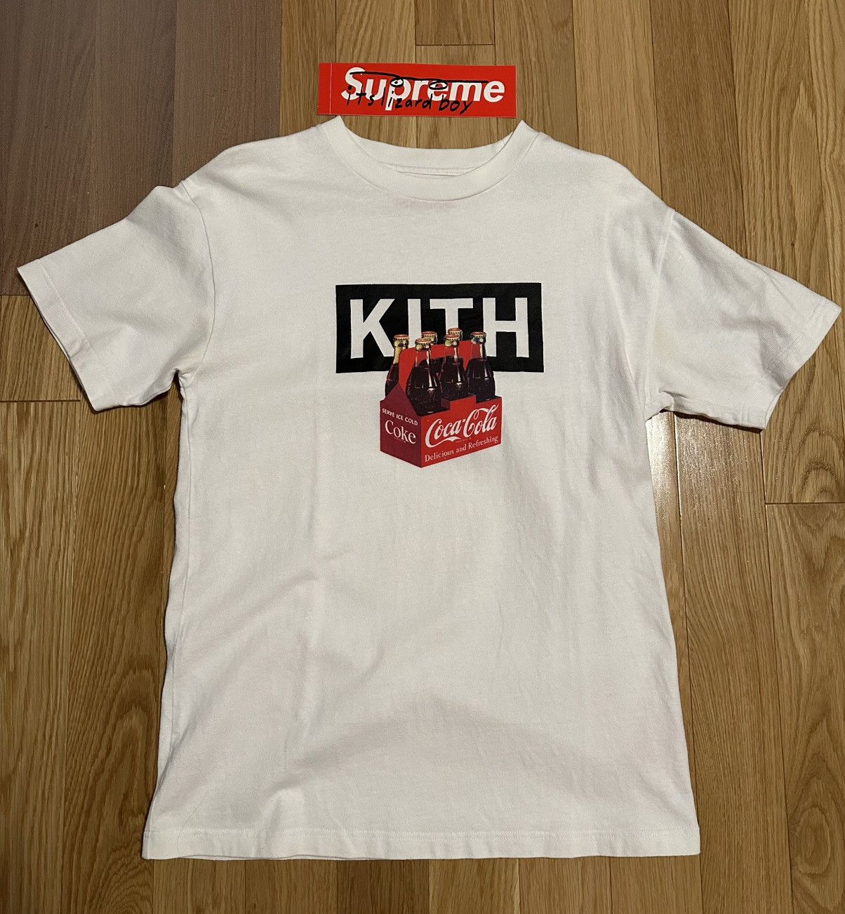 ☆ KITH x COCA-COLA tee コラボTシャツ ☆ Kith x Coca-Cola Ad Vintage Tee White Men's - SS20 - US