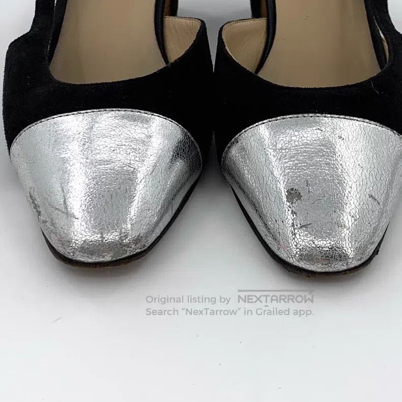 Chanel Chanel Colour-matched thick-heeled high-heeled sandals Size US 7 / IT 37 - 9 Thumbnail