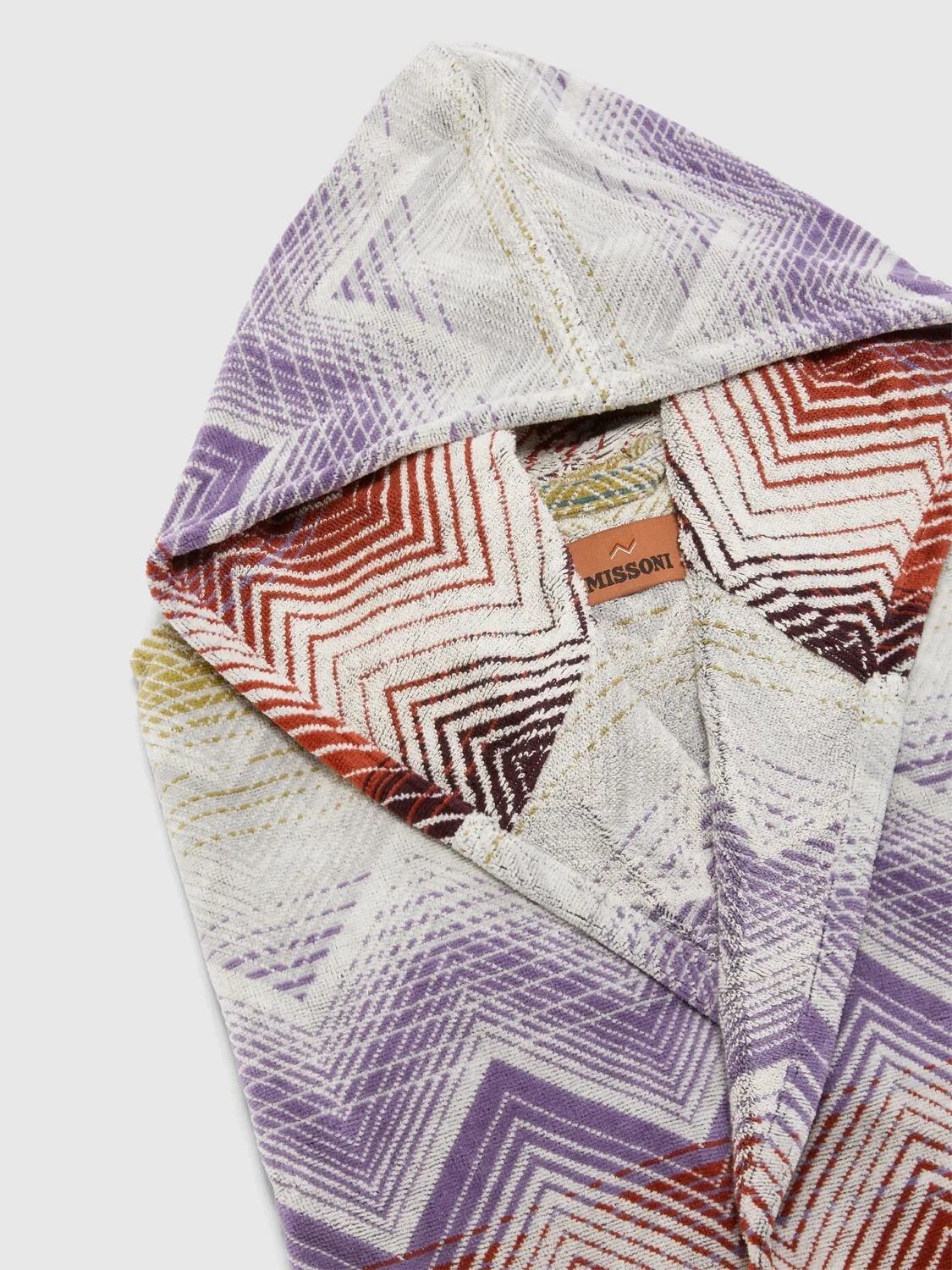 Missoni MISSONI Marea Multicolor Cotton Unisex Bathrobe New Size US XXS / EU 40 - 2 Thumbnail