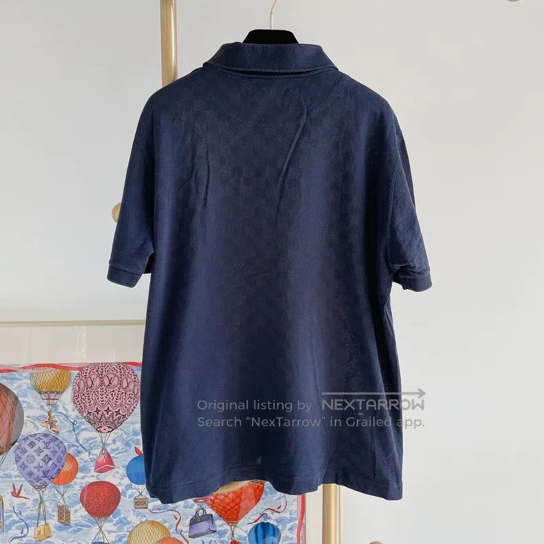 Louis Vuitton Louis Vuitton Blue T-shirt Size US XL / EU 56 / 4 - 2 Thumbnail
